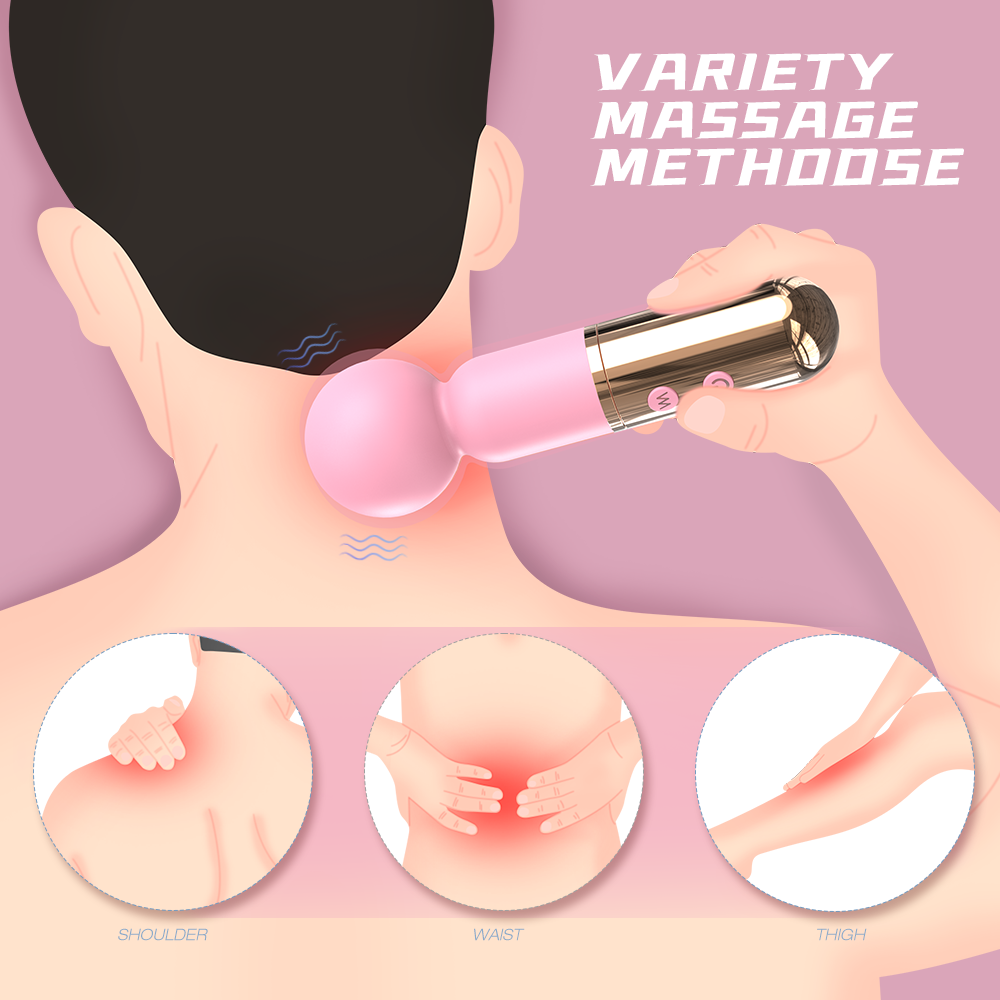 Adding Sugar Multi-Frequency Mini AV Vibrator Pink - Image 7