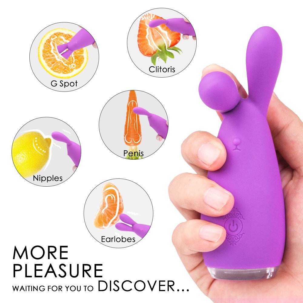 REBA Bunny Massager Purple - Image 4