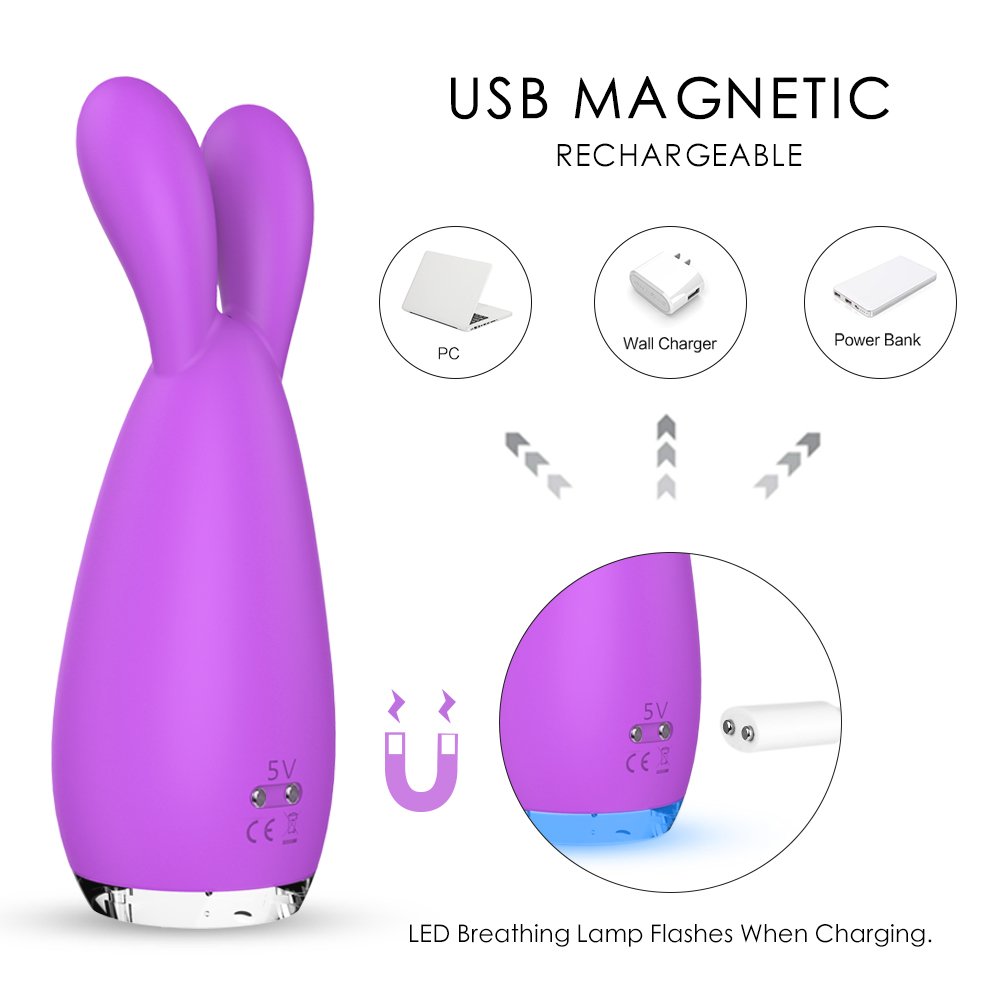 REBA Bunny Massager Purple - Image 8
