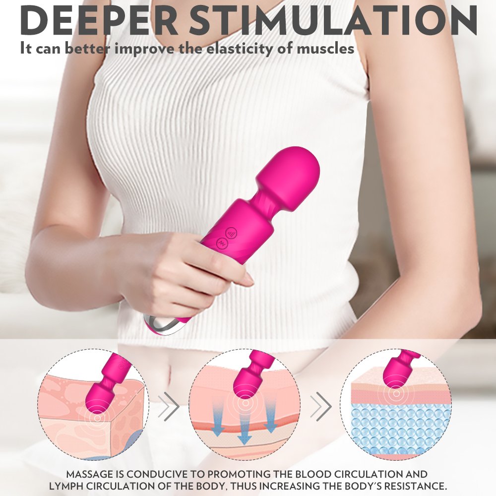 Hero Multifunctional Vibrating Massager  PINK - Image 4