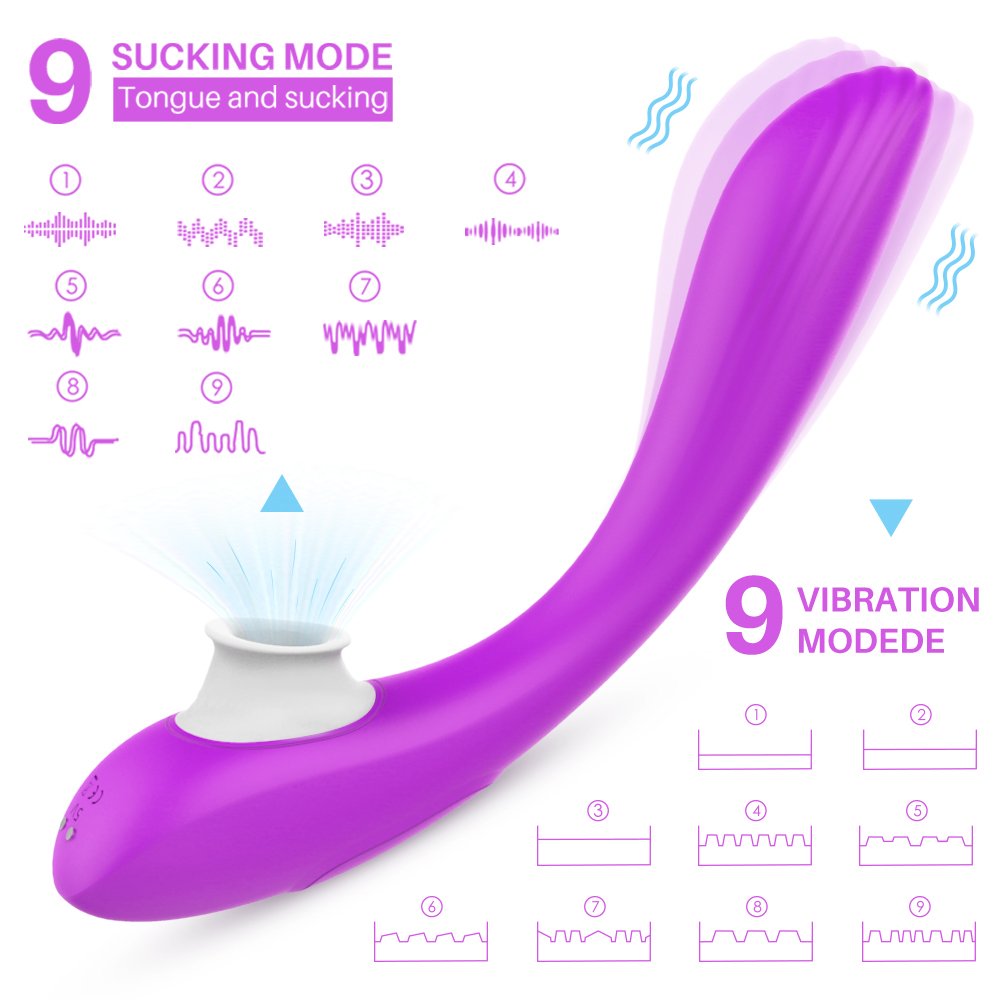 Shallow Multi-Frequency Vibrating Tongue Licking Suction Masturbator - Image 4