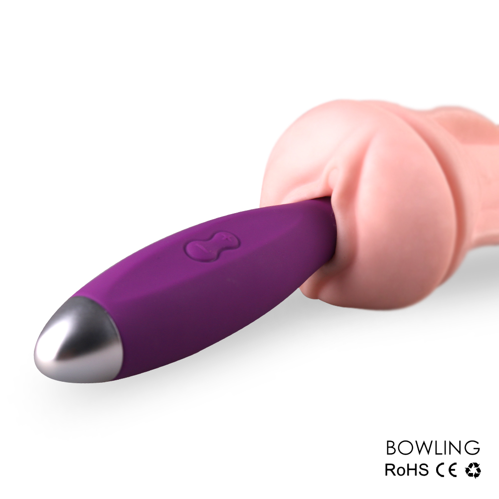 BOWLING Multifunctional Massager with Interchangeable Heads - Purple - Image 6