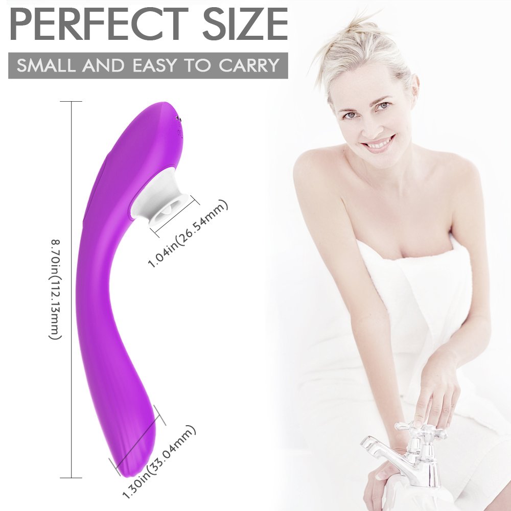 Shallow Multi-Frequency Vibrating Tongue Licking Suction Masturbator - Image 6