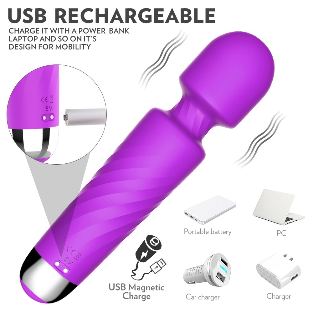 Hero Multifunctional Vibrating Massager  Purple - Image 9
