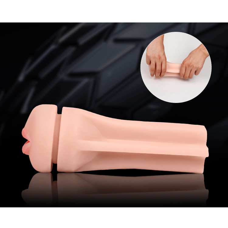 12-Speed Vibrating Hands-Free Male Masturbator - Oral Edition  Battery Version - Image 3