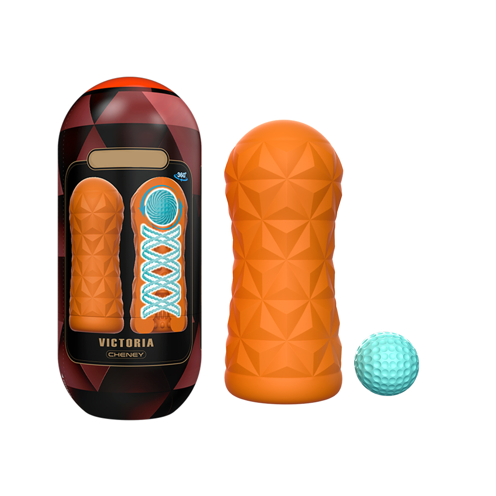 Male Soft Bead Rotating Suction Masturbator - Image 4