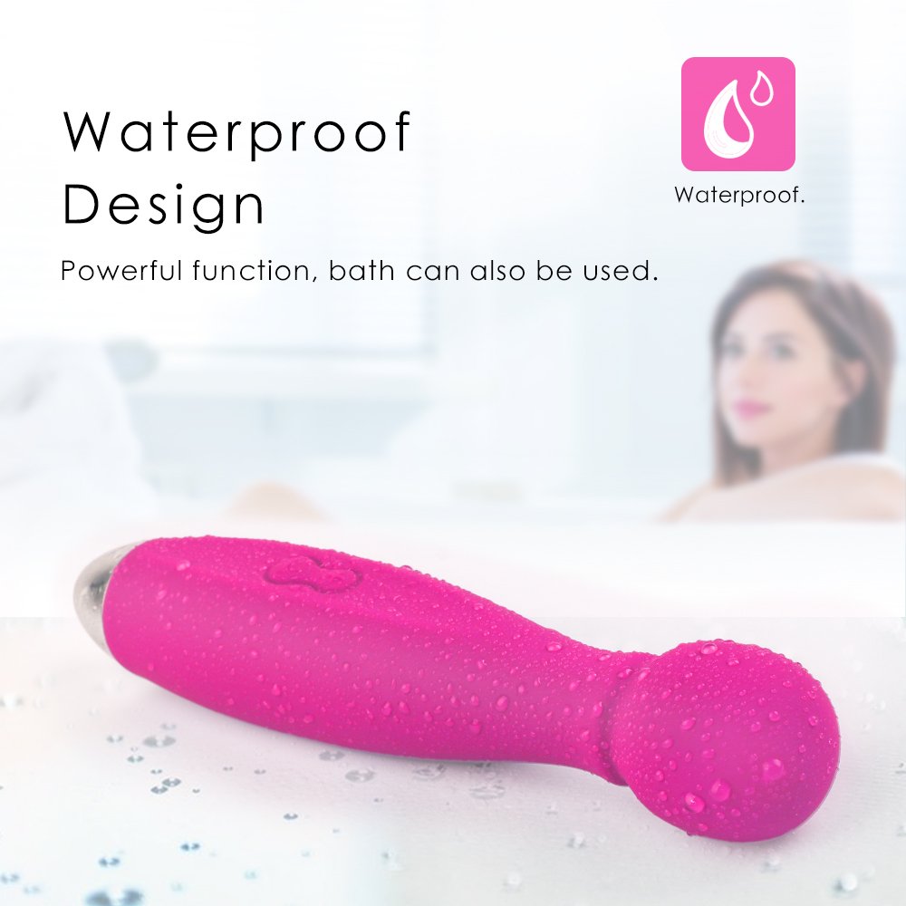 BOWLING Multifunctional Massager with Interchangeable Heads - Magenta - Image 12