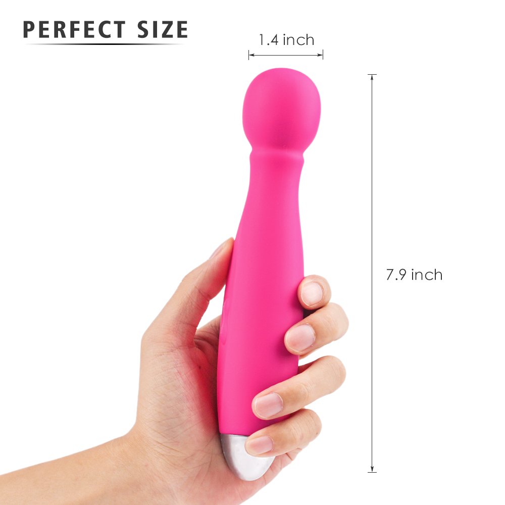 BOWLING Multifunctional Massager with Interchangeable Heads - Magenta - Image 14