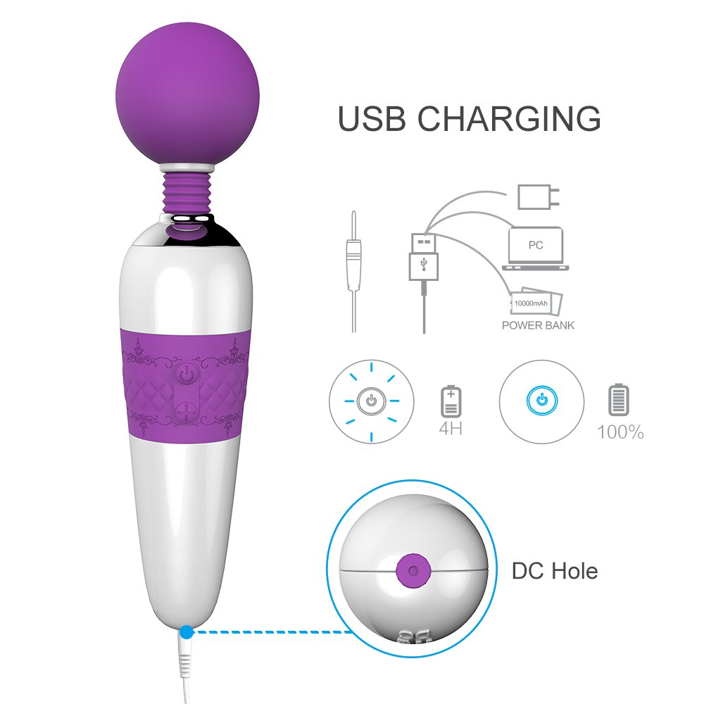 SWAND Multifunctional Vibrating Wand - Purple - Image 5