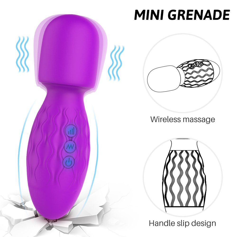 Power Mini Massager Purple - Image 2