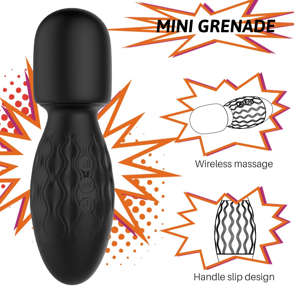 Power Mini Massager BLACK - Image 3