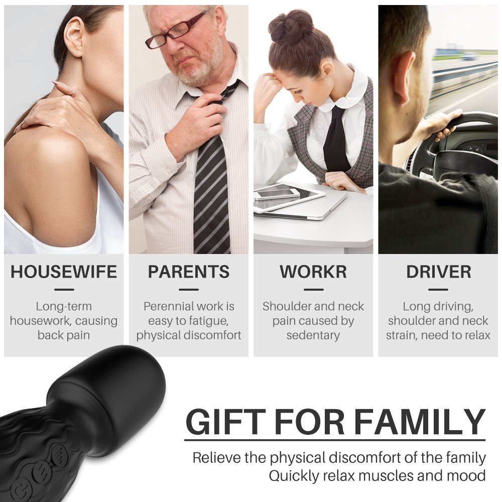 Power Mini Massager BLACK - Image 7