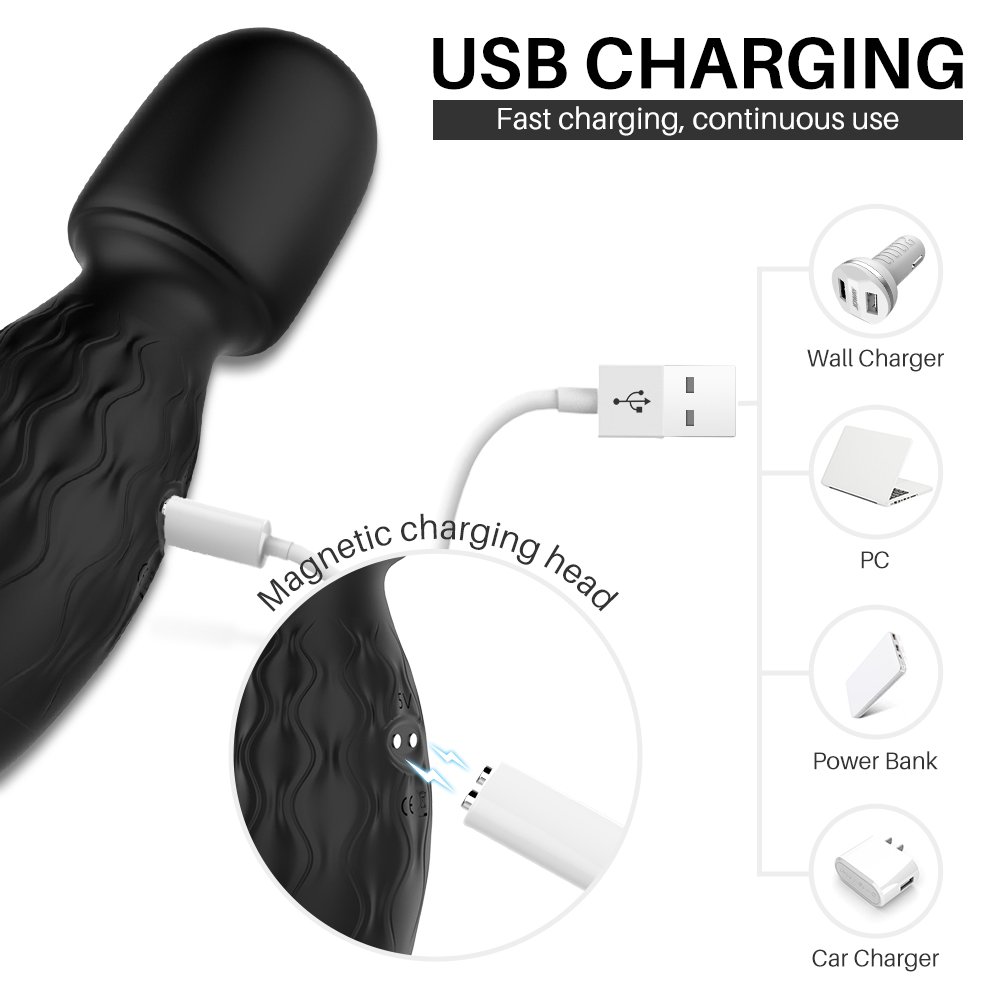Power Mini Massager BLACK - Image 9