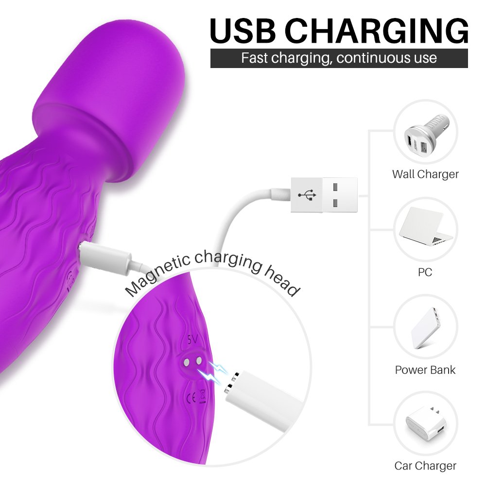 Power Mini Massager Purple - Image 9