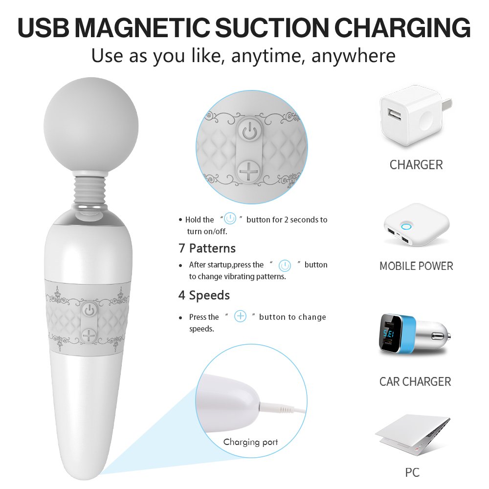 SWAND Multifunctional Vibrating Wand - Gray - Image 4