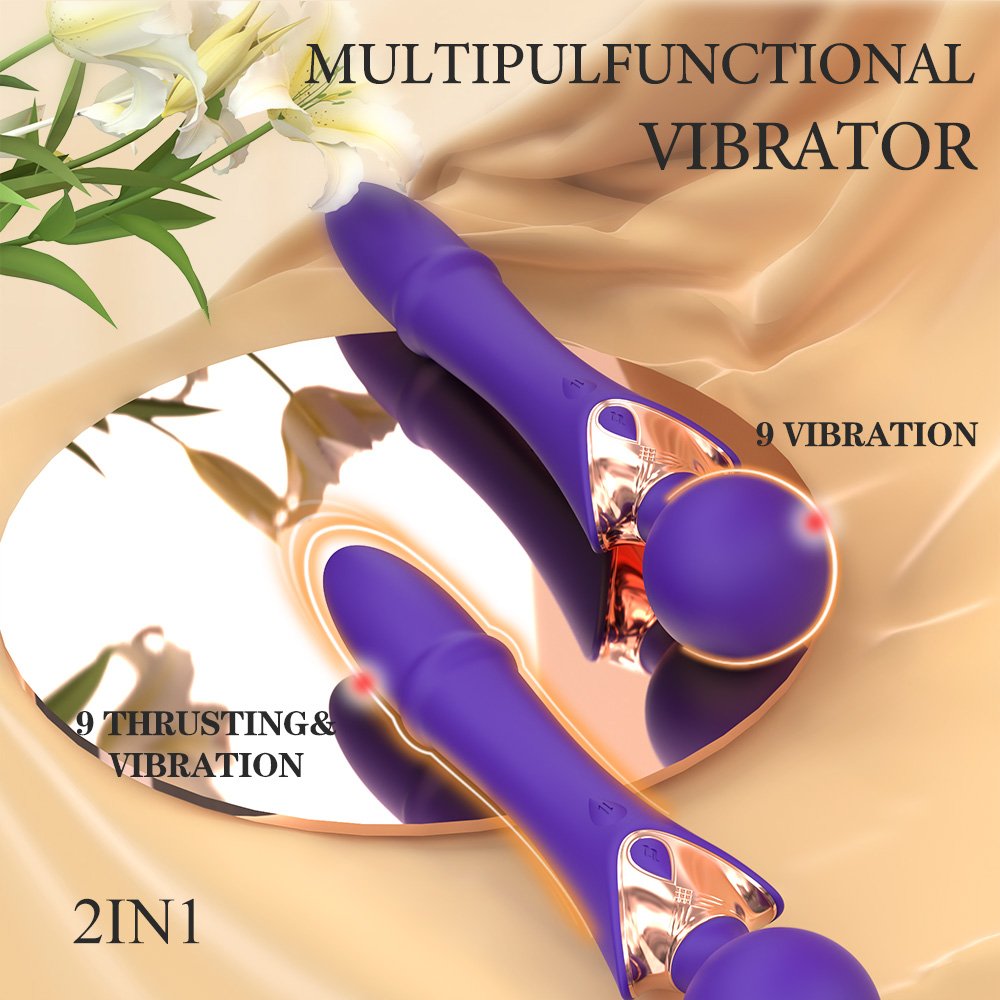 Queen Scepter Multifunctional Massager Blue-Violet - Image 4