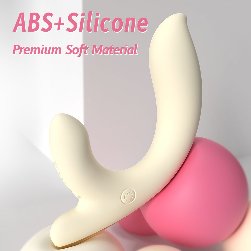 Fox Fairy Dual Motor Vibrator - Unparalleled Double-Point StimulationBeige - Image 3